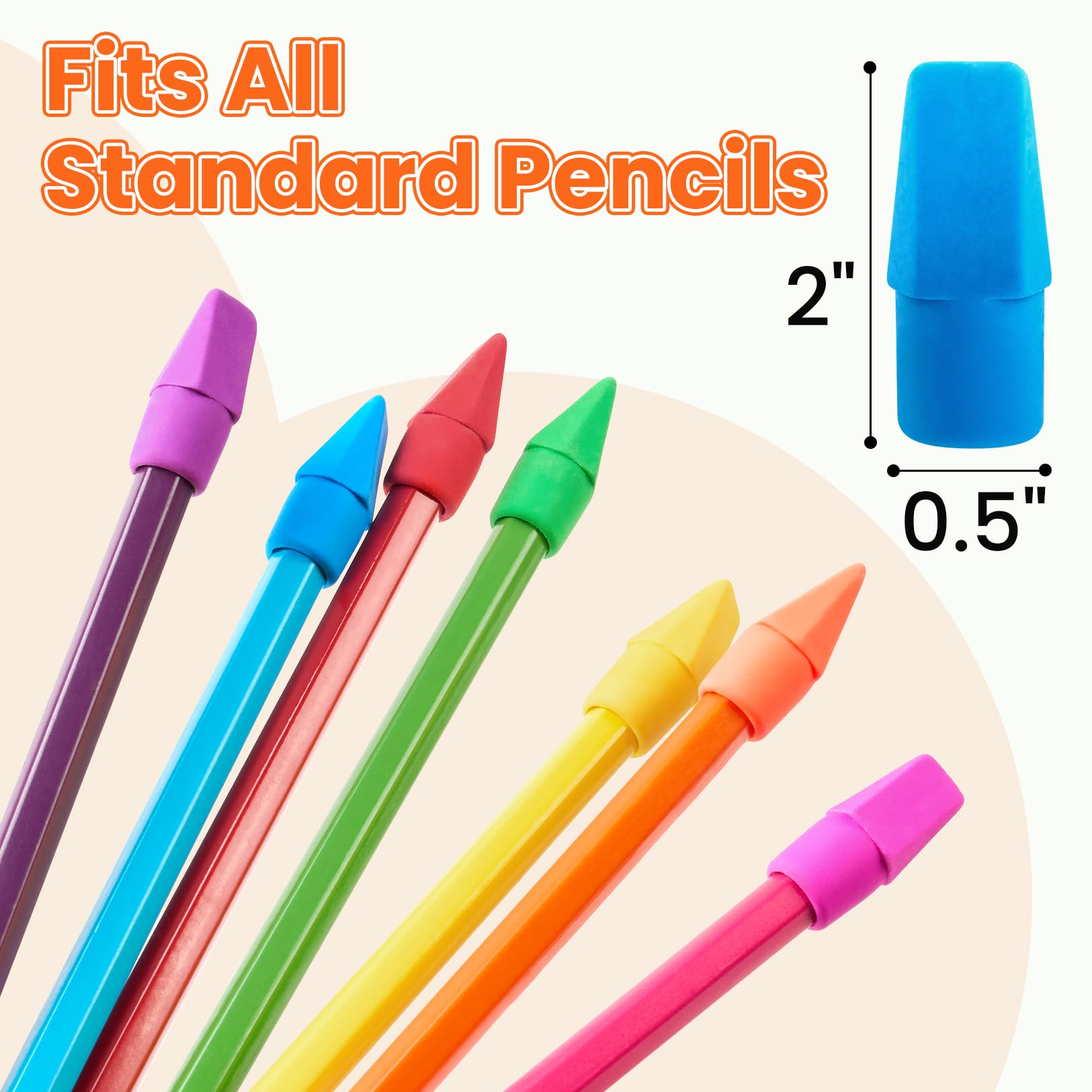 Amazon.com : Sooez 120 Pack Pencil Top Erasers, Cap Pencil
